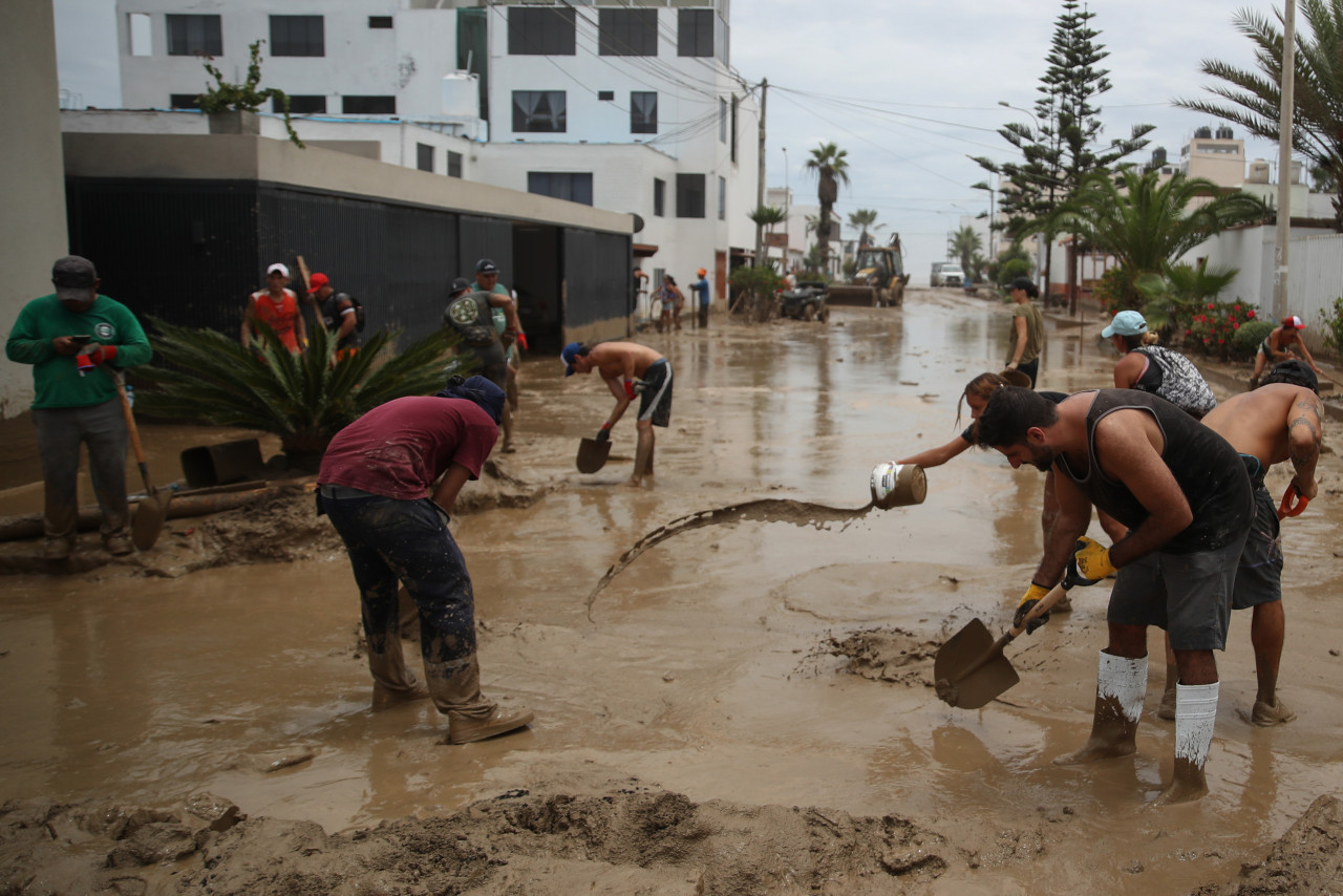 Lluvias en Perú. Foto: EFE