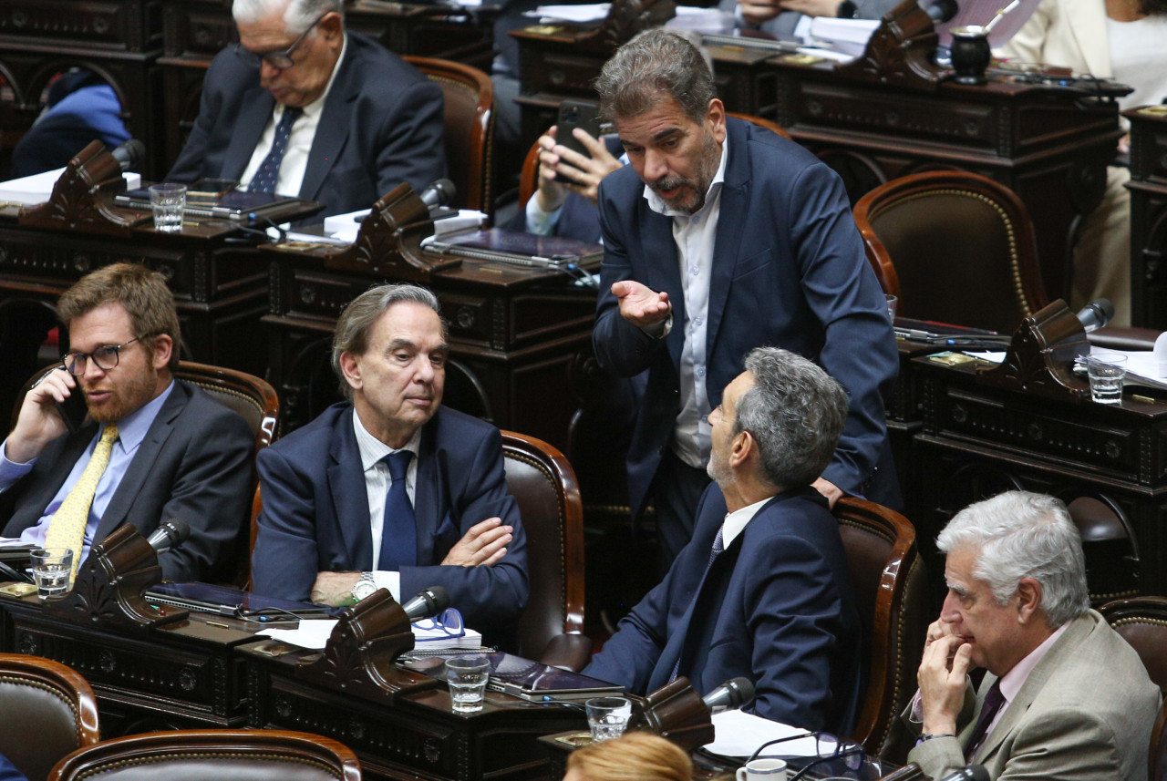 Debate en Diputados de la Ley Ómnibus. Foto: NA.