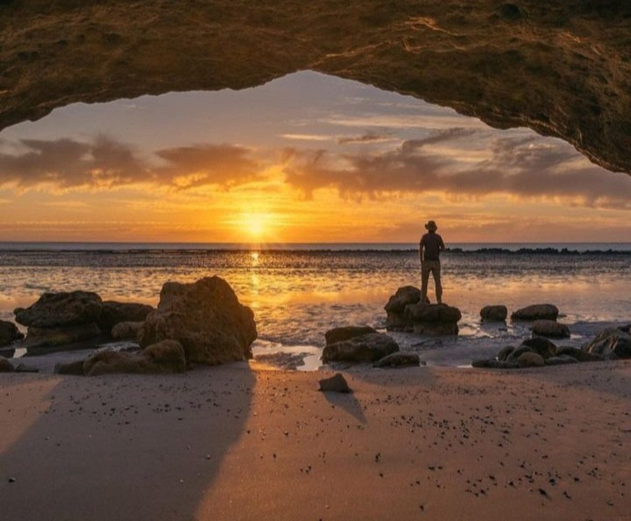 Las Grutas., un paraiso escondido Foto: X