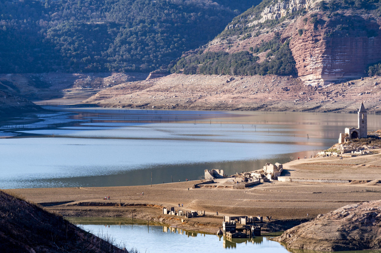 Sequía en Cataluña. Foto: EFE