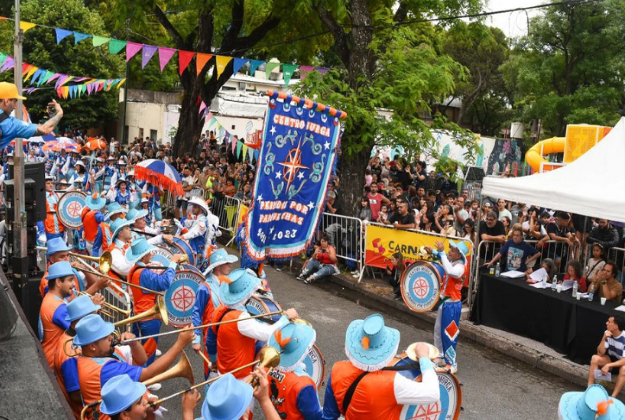 Carnaval en CABA. Foto X.