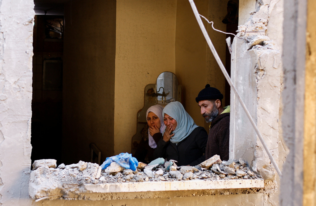 Ataques al paso de Rafah, en el sur de Gaza. Foto: Reuters.