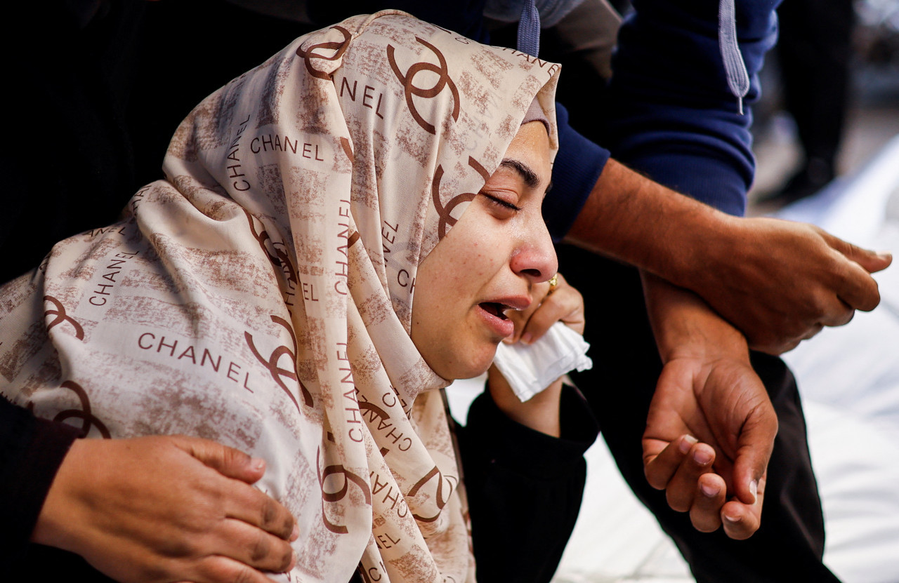 Ataques al paso de Rafah, en el sur de Gaza. Foto: Reuters.