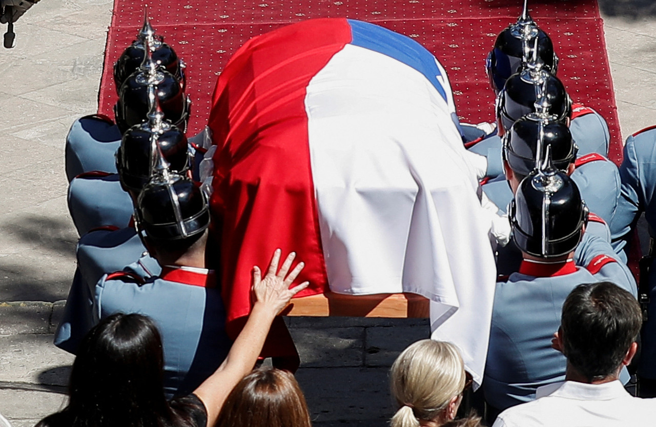 Funeral de Sebastián Piñera. Foto: Reuters.