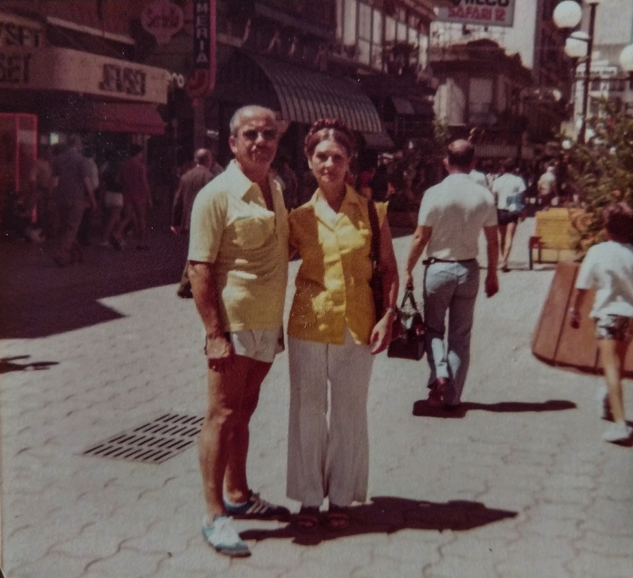 Peatonal San Martín en la década del 80