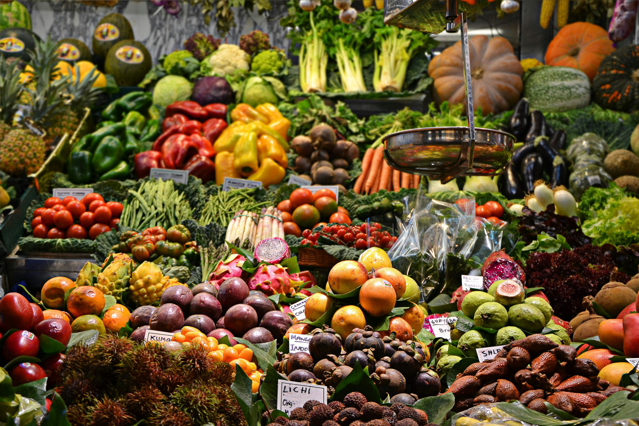 Frutas y verduras. Foto: Unsplash.