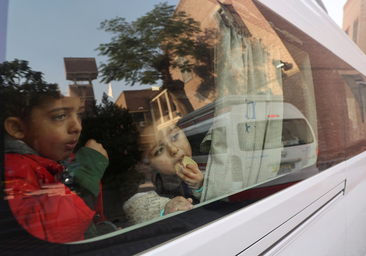 Niños en Gaza. Foto: Reuters.