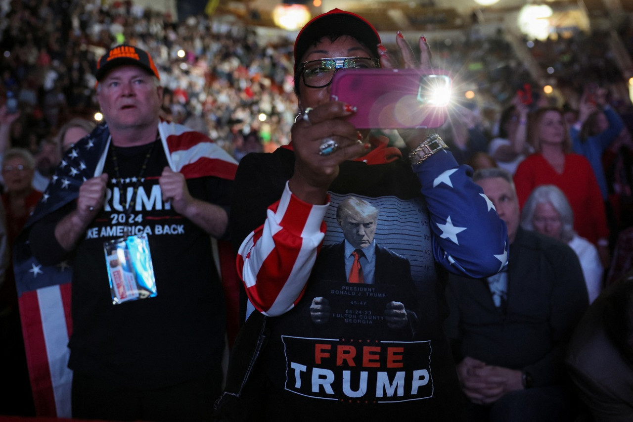 Simpatizantes de Donald Trump. Foto: Reuters