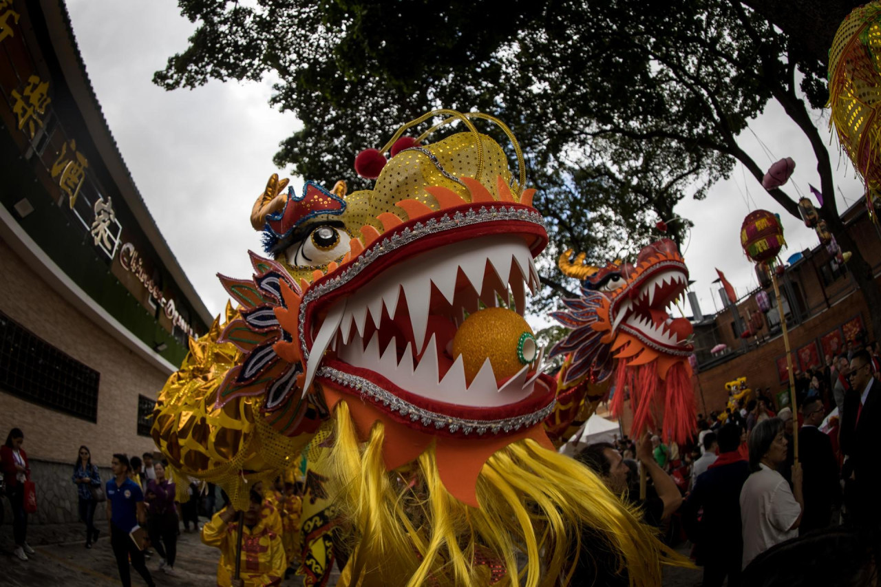 Carnavales en Caracas, Venezuela. Foto: EFE.