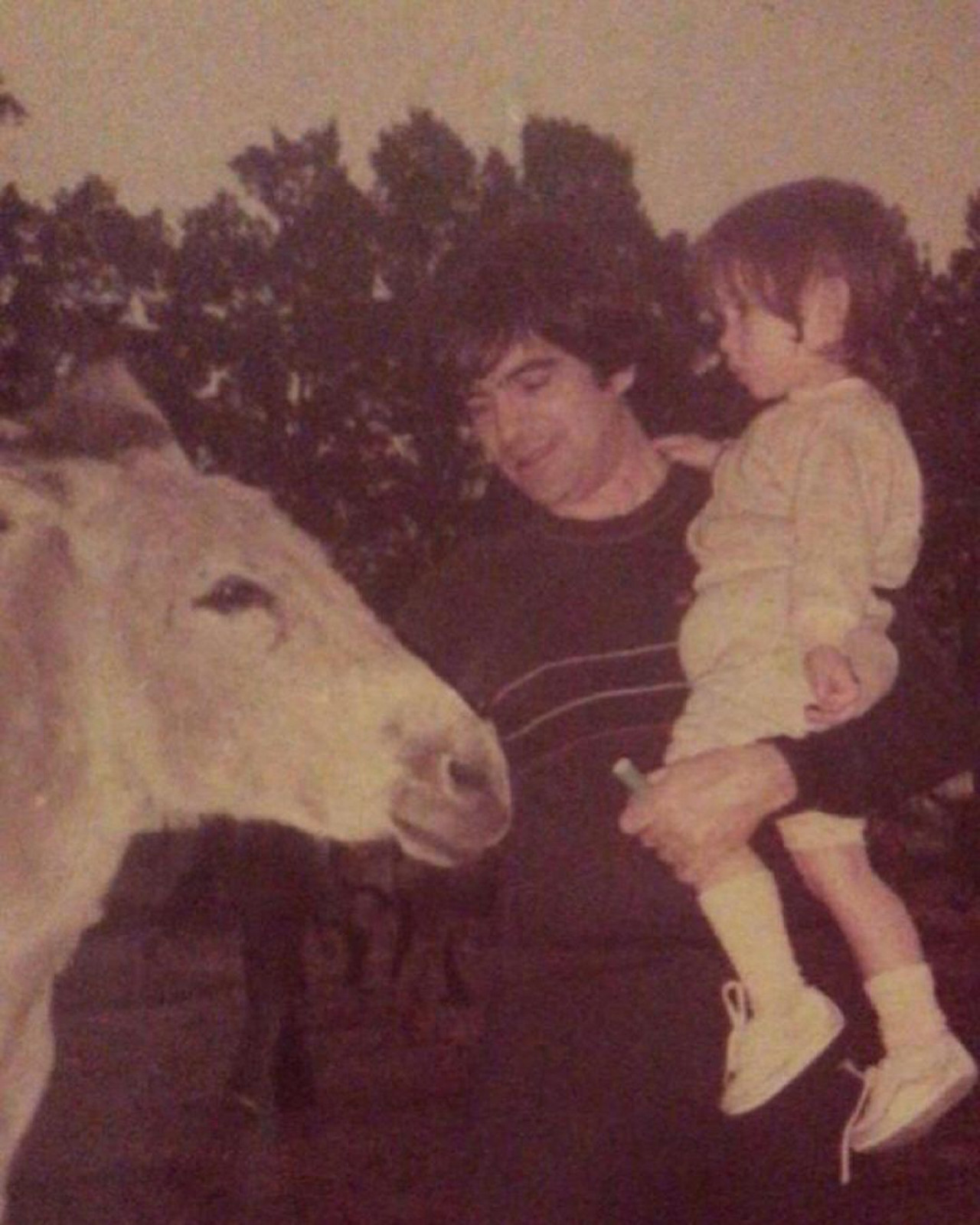 Celeste Cid y su padre. Foto: Instagram.