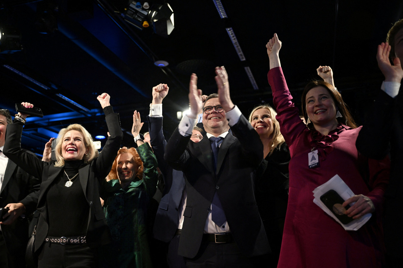 El candidato presidencial del Partido de Coalición Nacional (NCP), Alexander Stubb gana las elecciones en Finlandia. Foto: Reuters