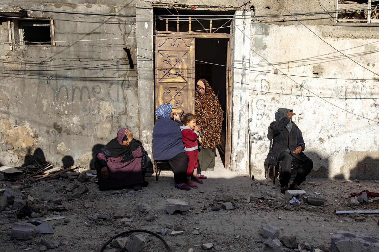 Ataques israelíes a la ciudad de Rafah, Gaza. Foto: EFE.