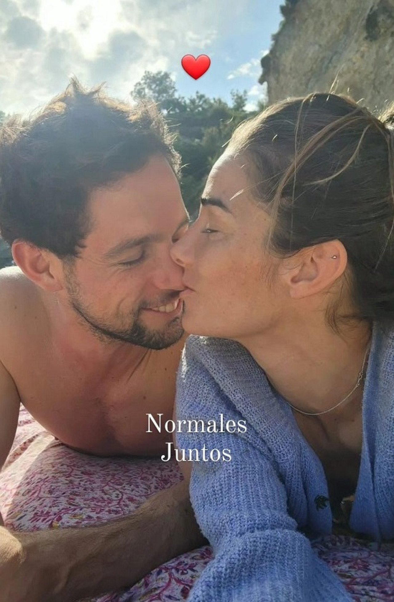 La confirmación del romance de Juana Viale con Yago Lange. Foto: Instagram @juanavialeoficial.