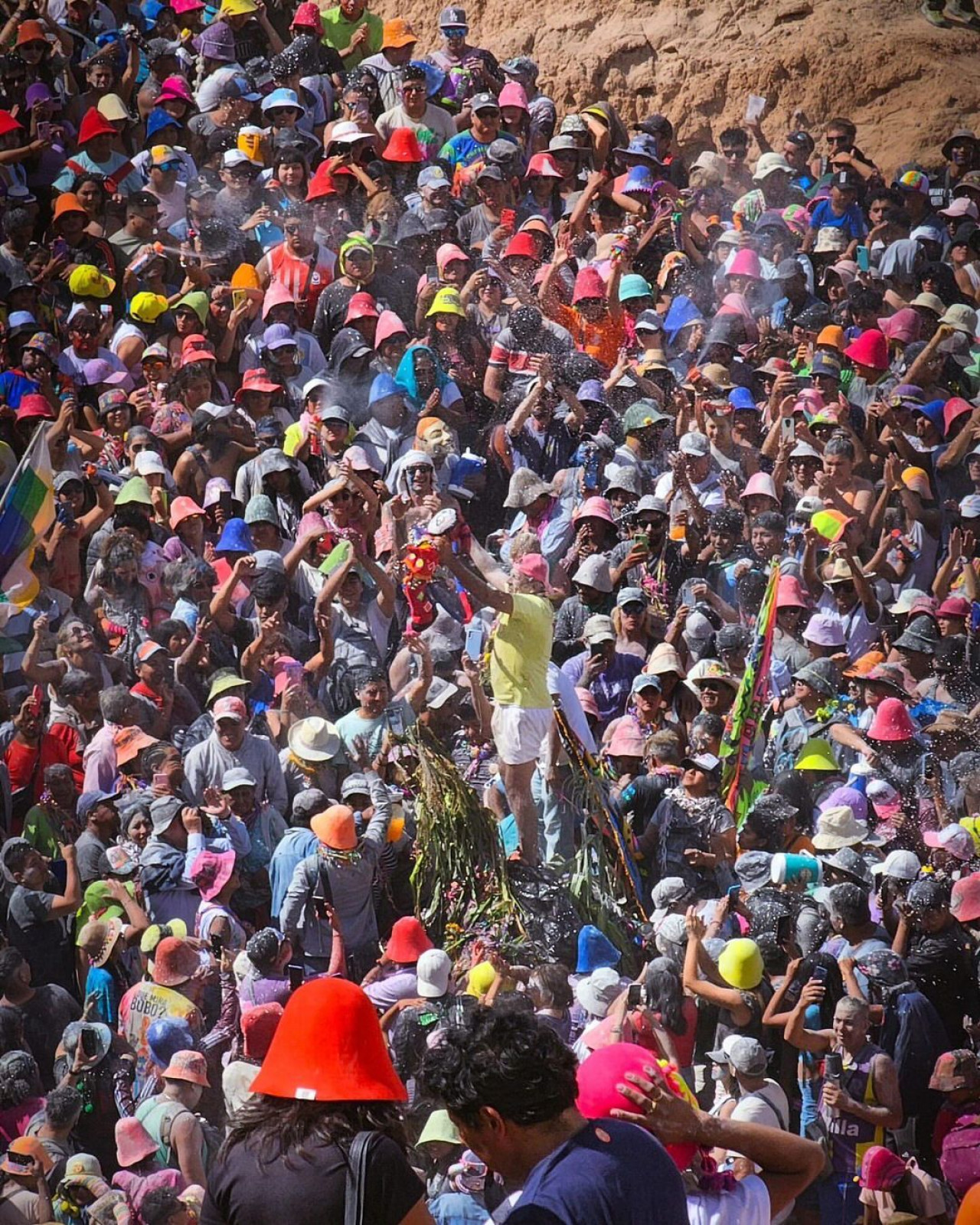 Bajada de los Diablos en Jujuy. Carnaval. Foto: Instagram @elcieloenpurmamarca y @elcieloentilcara.