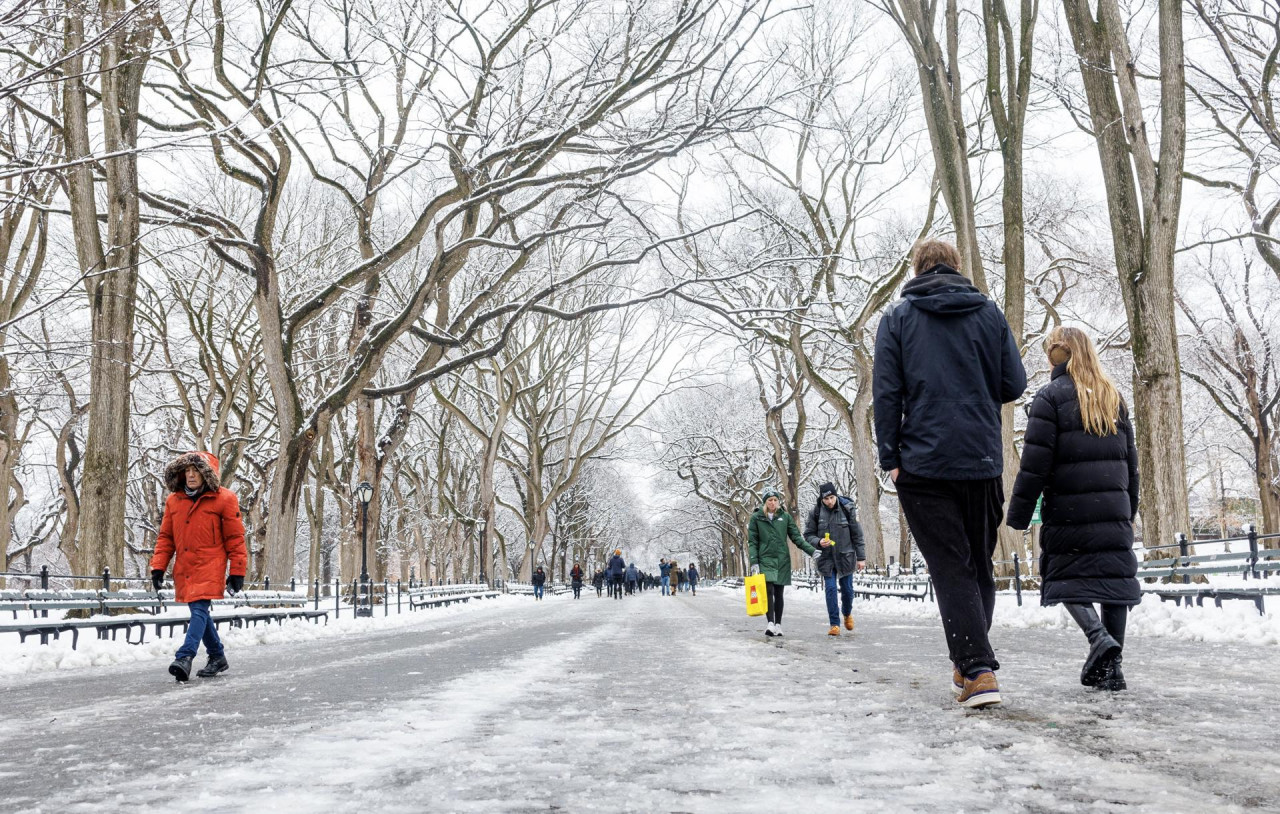 Tormenta de nieve en EE.UU.. Foto: EFE