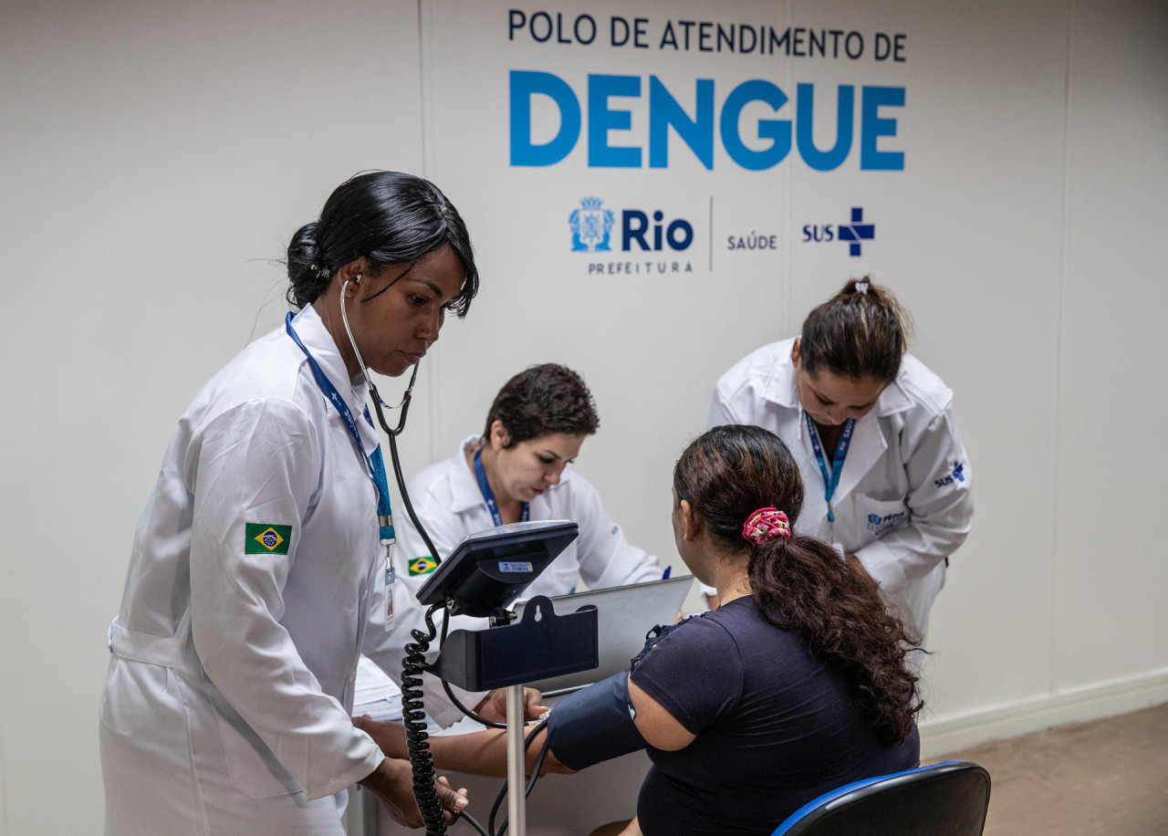 Dengue en Brasil. Foto: EFE
