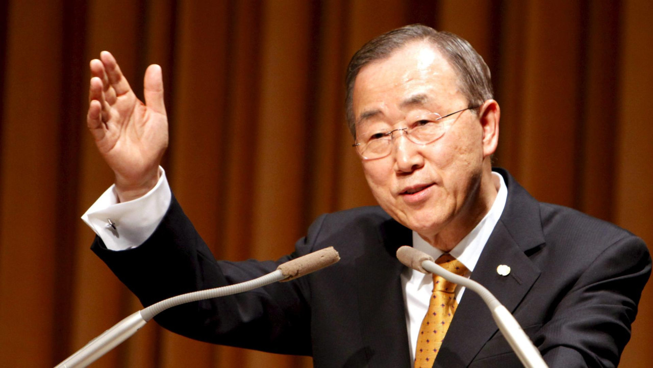 El ex secretario general de la ONU Ban Ki-moon. Foto: EFE.