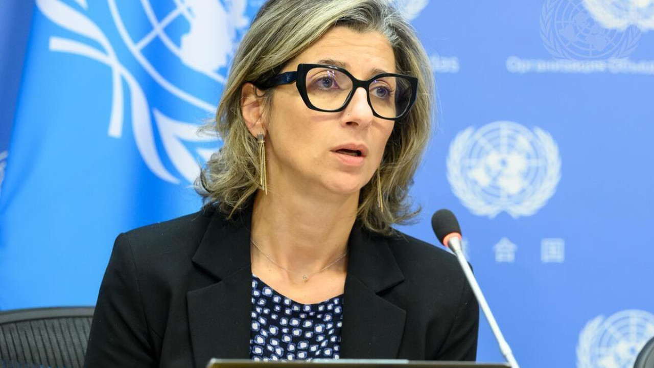 Francesca Albanese, relatora de la ONU para los Territorios Palestinos.