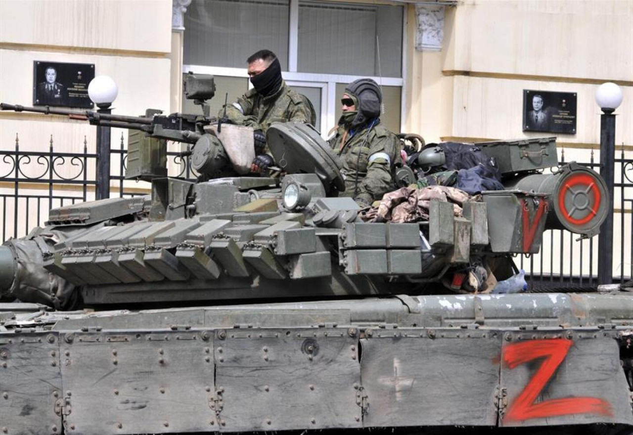 Soldados, guerra en Ucrania. Foto: EFE