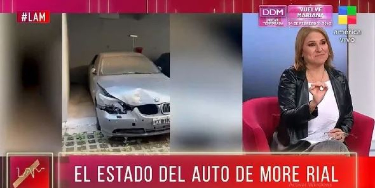 Así habría dejado Morena Rial el departamento en el que vivía. Foto: Captura América