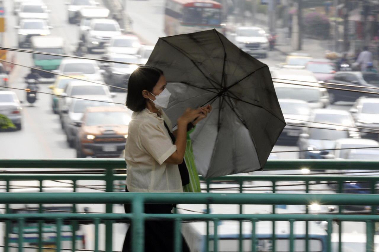 Bangkok, contaminación, Tailandia. Foto EFE.