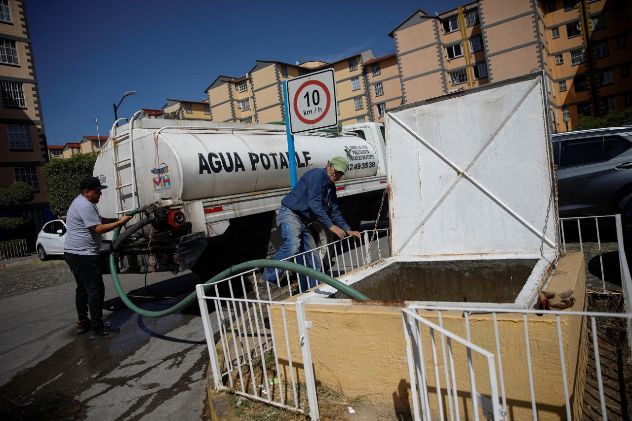 Sequía en Ciudad de México. Foto: Reuters