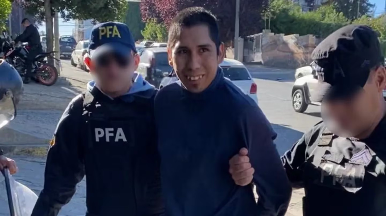 Detuvieron al "mapuche de los binoculares". Foto: Ministerio de Seguridad