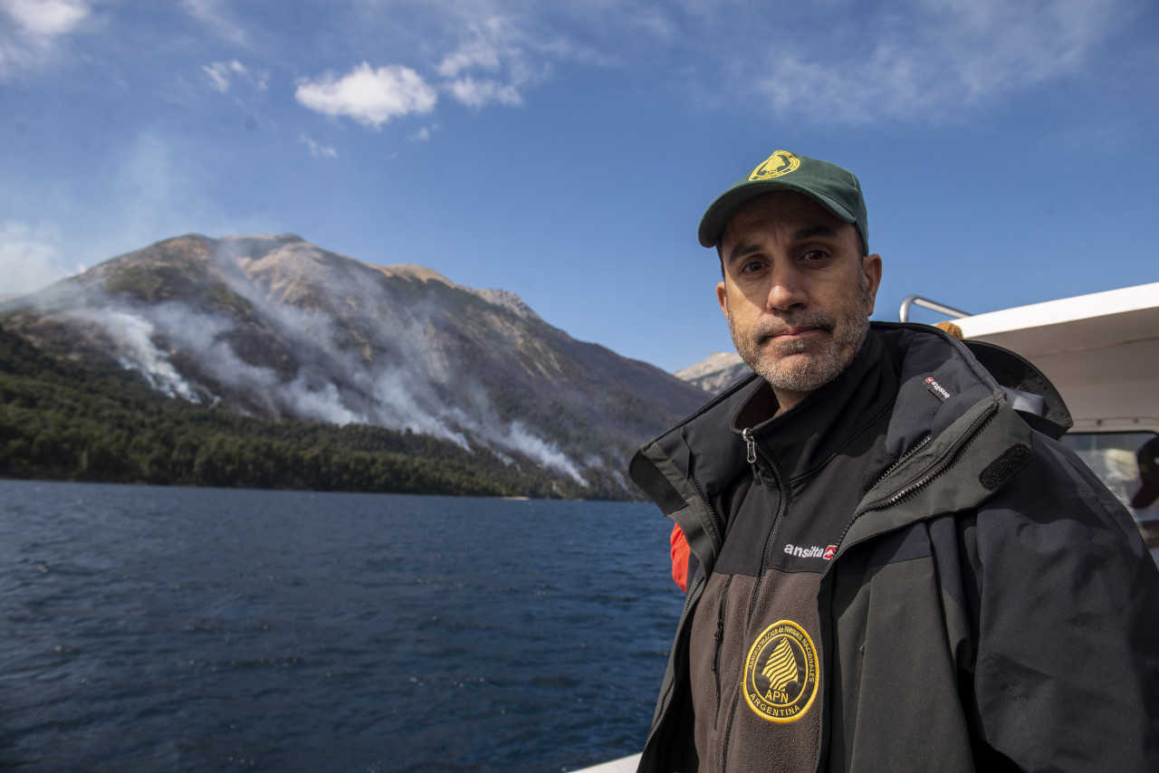 Horacio Paradela, intendente del Parque Nacional Nahuel Huapi. Foto: Télam.