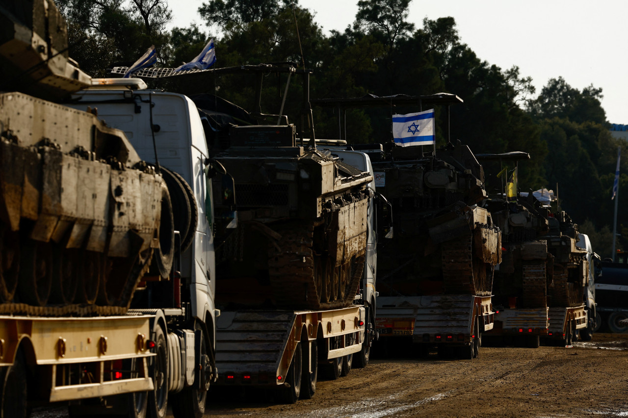 Ejército israelí en Gaza. Foto: Reuters.