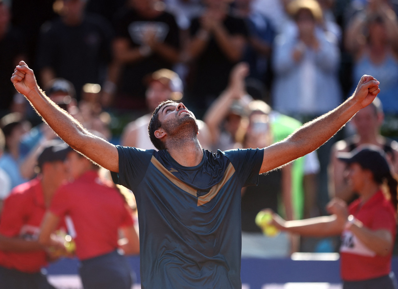 Facundo Díaz Acosta, ganador del Argentina Open. Foto: Reuters