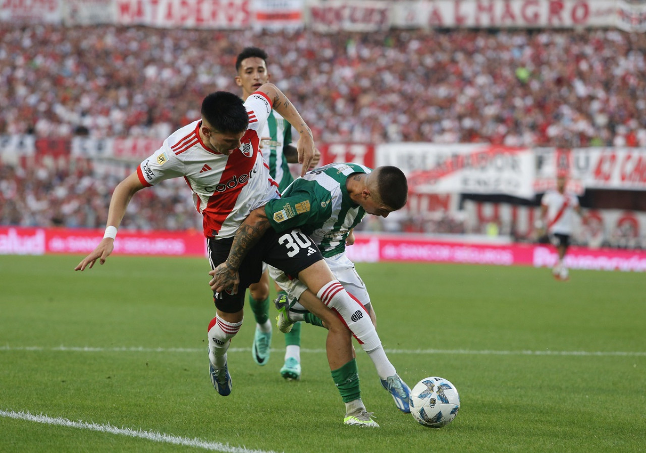 Franco Mastantuono; River Plate vs. Banfield. Foto: NA.