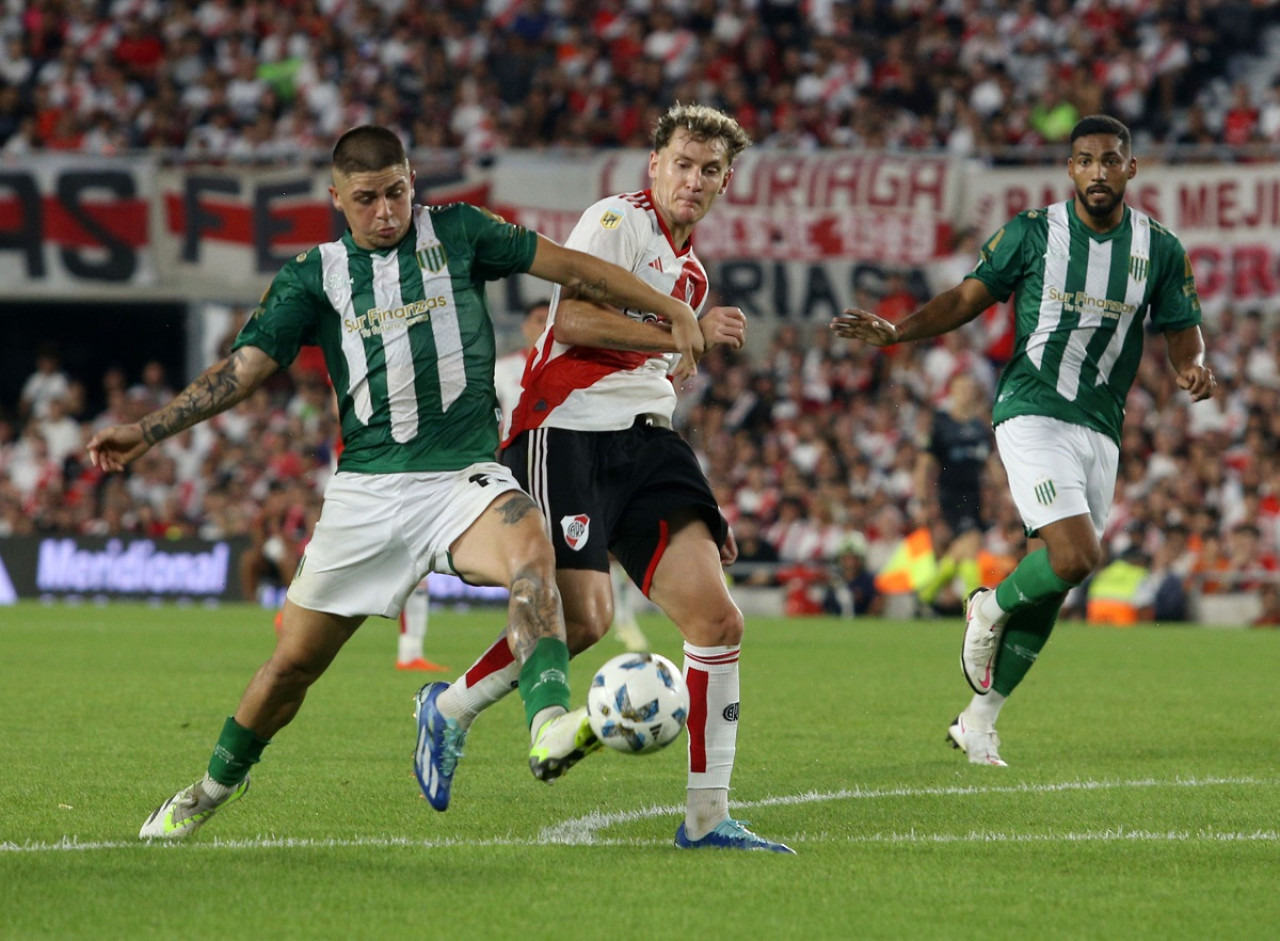 Facundo Colidio; River Plate vs. Banfield. Foto: NA.