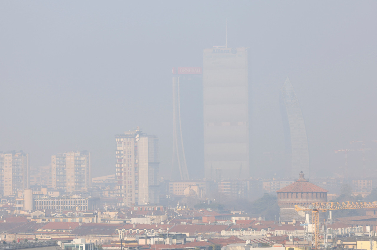 Contaminación en Italia. Foto: Reuters.