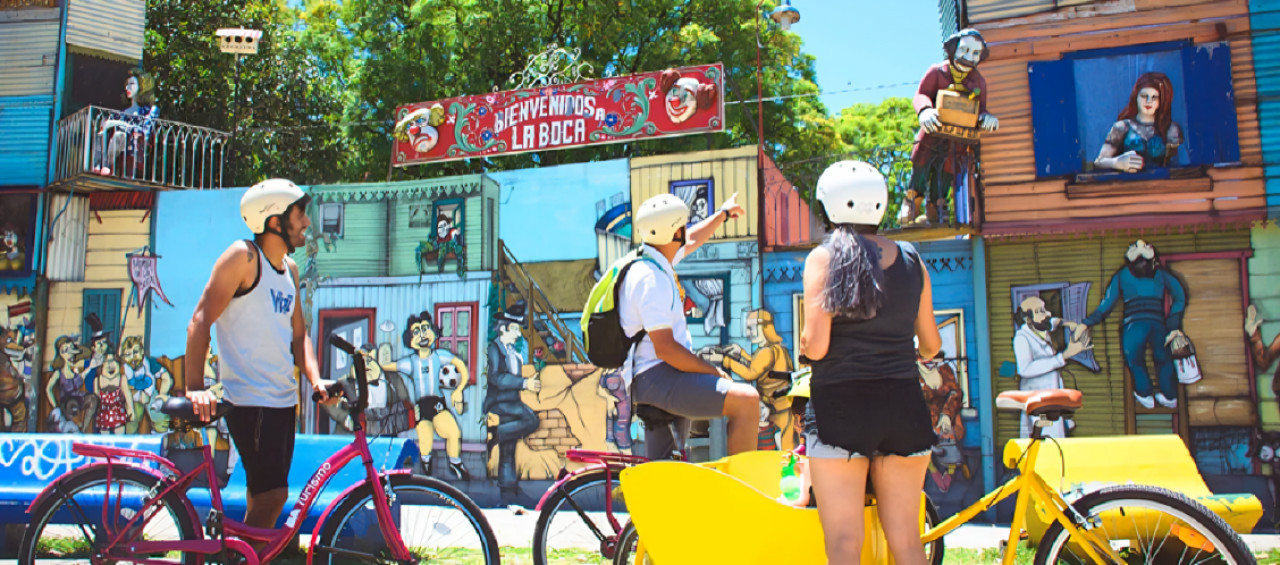 La Ciudad de Buenos Aires cuenta con una amplia red de ciclovías. Foto: NA.