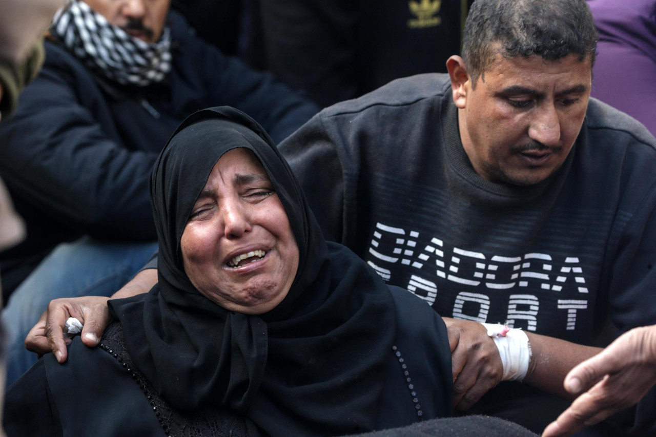 Ataques israelíes en la Franja de Gaza. Foto: EFE.