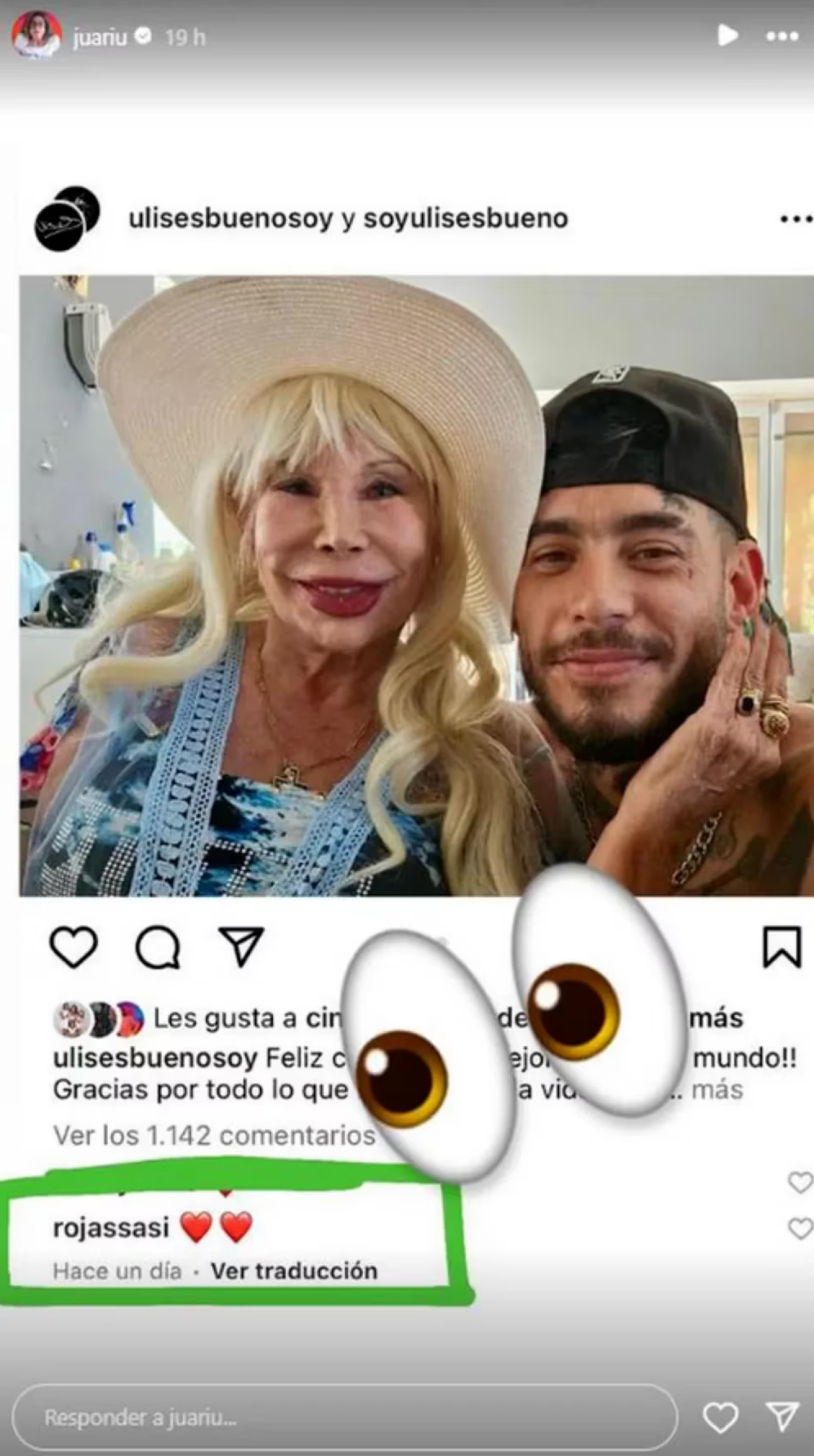 El descubrimiento de Juariu. Foto: Instagram.