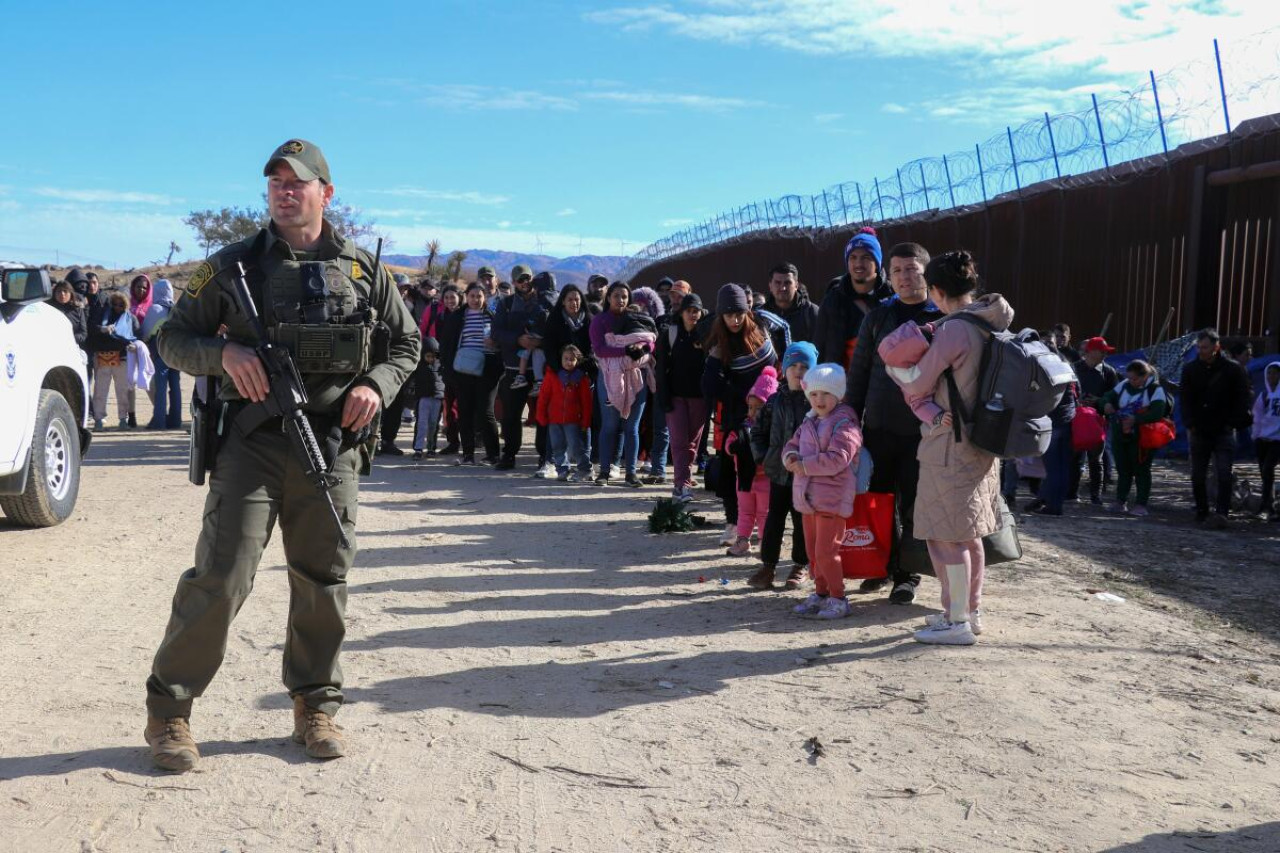 Migración ilegal en EEUU. Foto: EFE