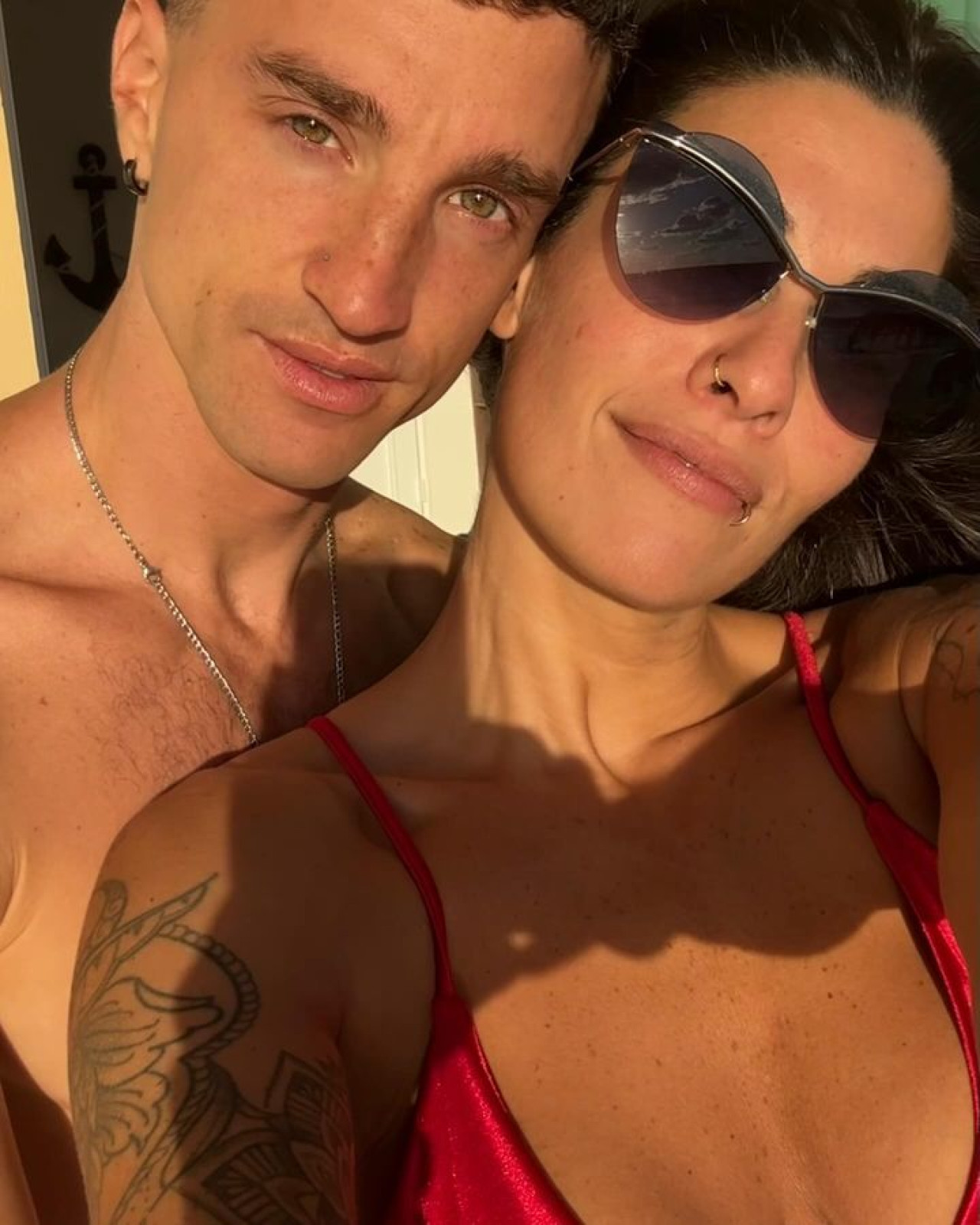 Ivana Nadal junto a su nueva pareja Nico Neduchal. Foto: Instagram.