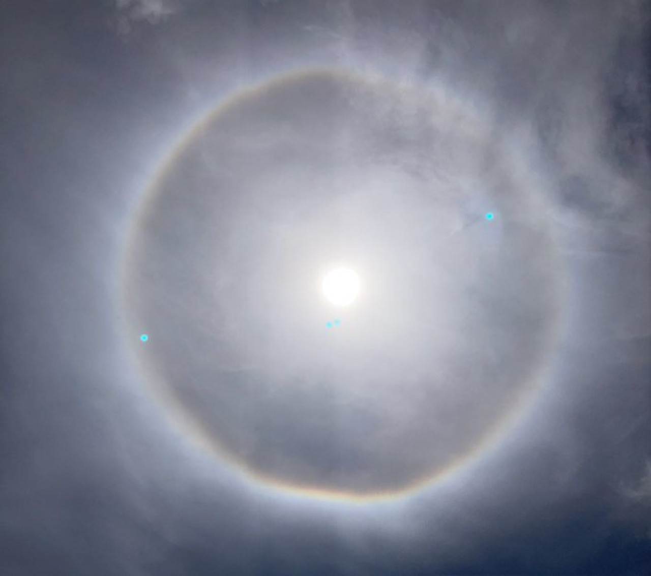 Halo solar. Foto SMN.