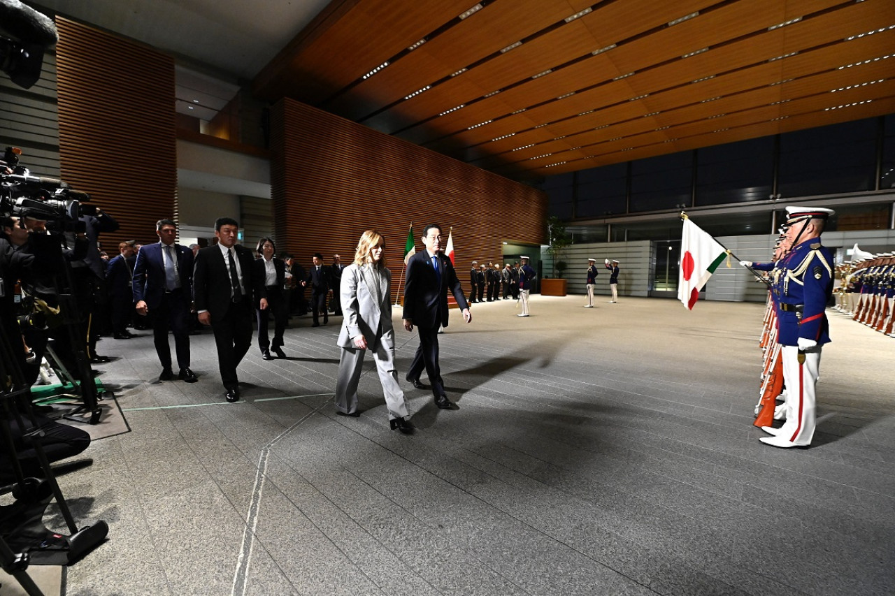 Giorgia Meloni, primera ministra de Italia. Foto: Reuters.