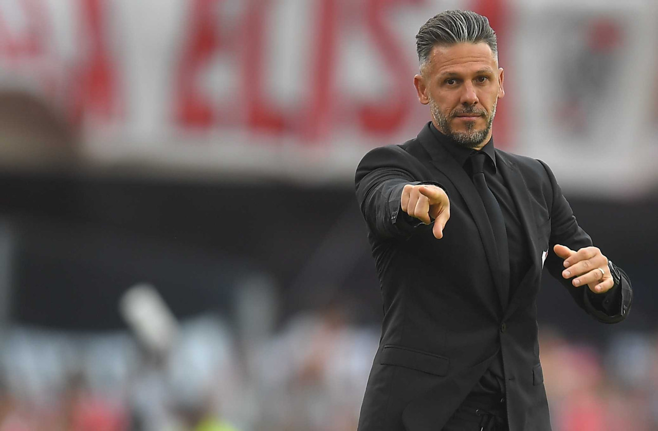 Martín Demichelis, entrenador de River. Foto: Télam