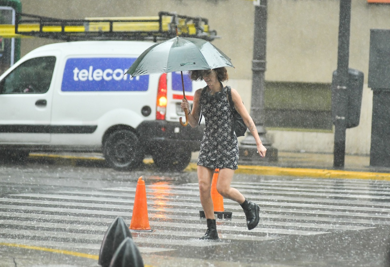 Alerta amarilla; tormentas y ráfagas. Foto: NA.