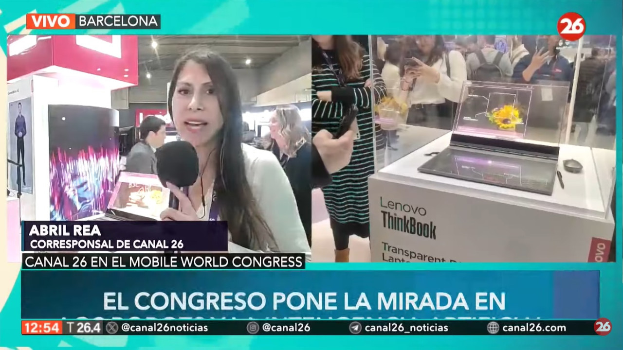 Canal 26 en el Congreso Mundial del Teléfono Móvil.