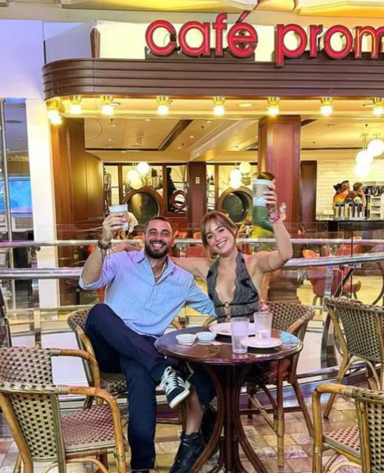 Románticas vacaciones de Flor Jazmín y Nico Occhiato. Foto: Instagram.