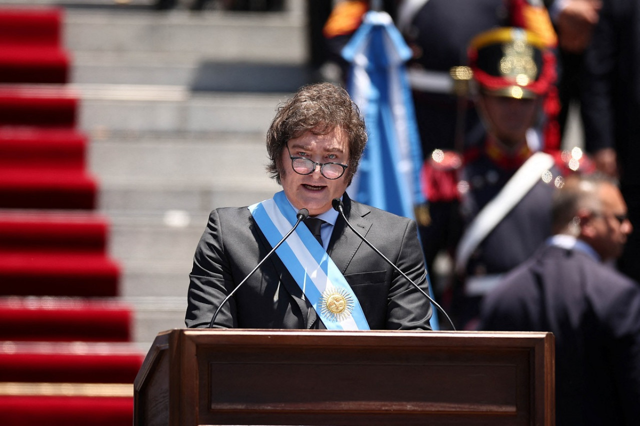 Javier Milei, presidente de Argentina. Foto: NA.