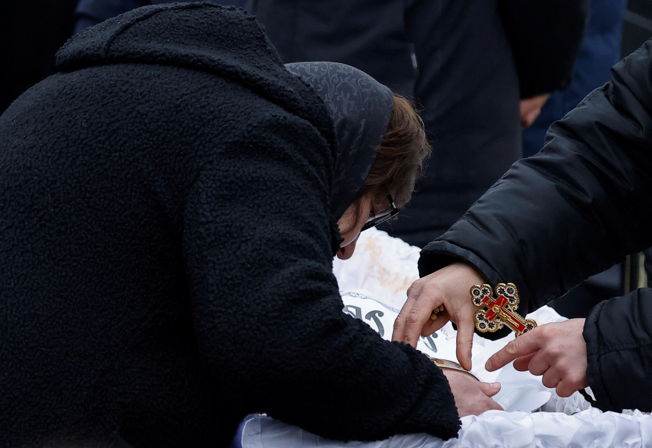 Funeral de Alexéi Navalny. Foto: Reuters