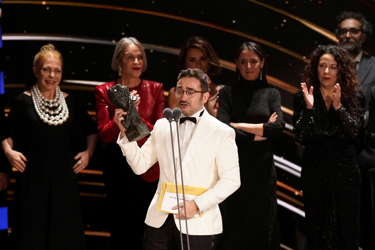 Juan Antonio Bayona, director de "La sociedad de la nieve". Foto: EFE.