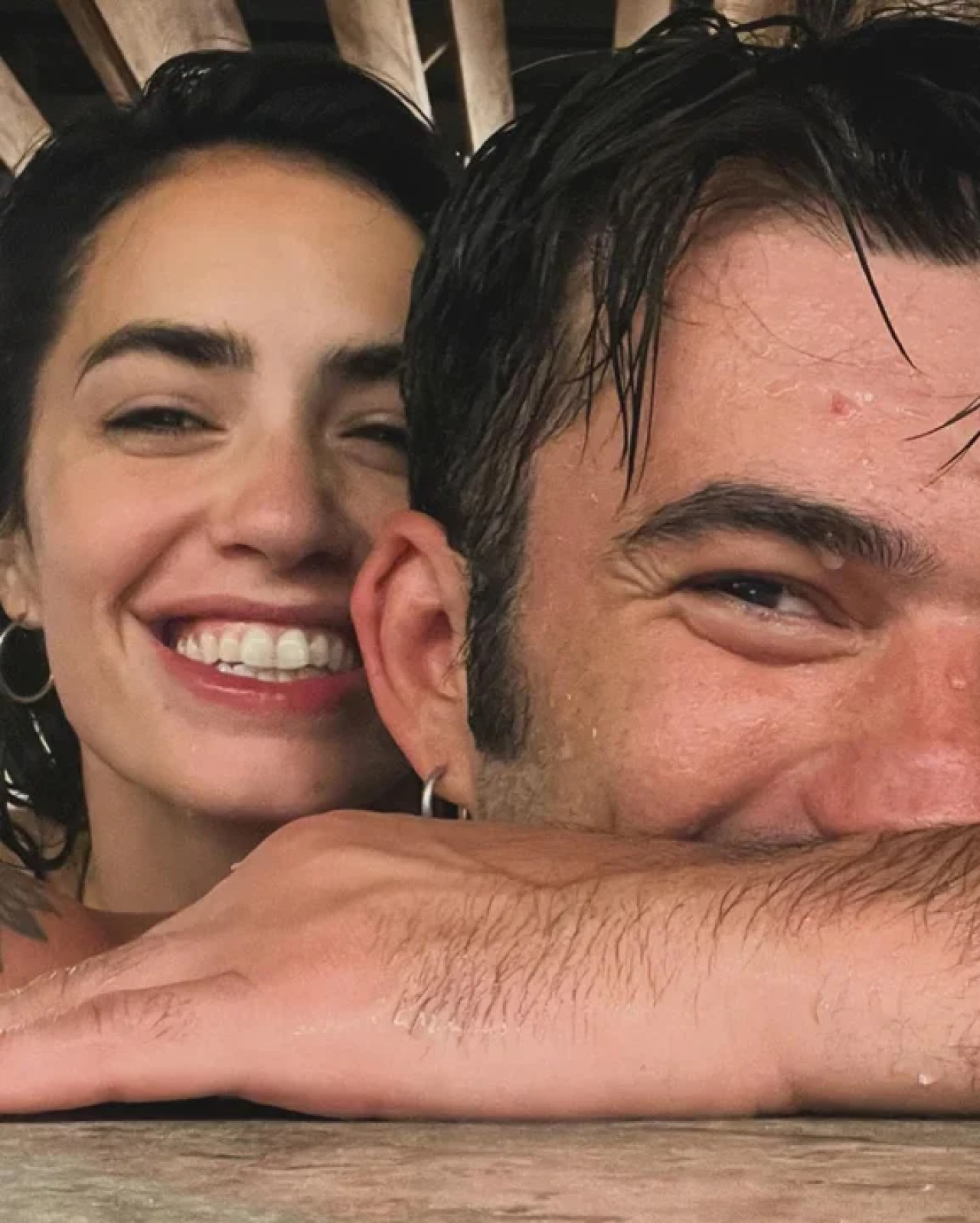 Vacaciones de Lali y Pedro. Foto: Instagram.