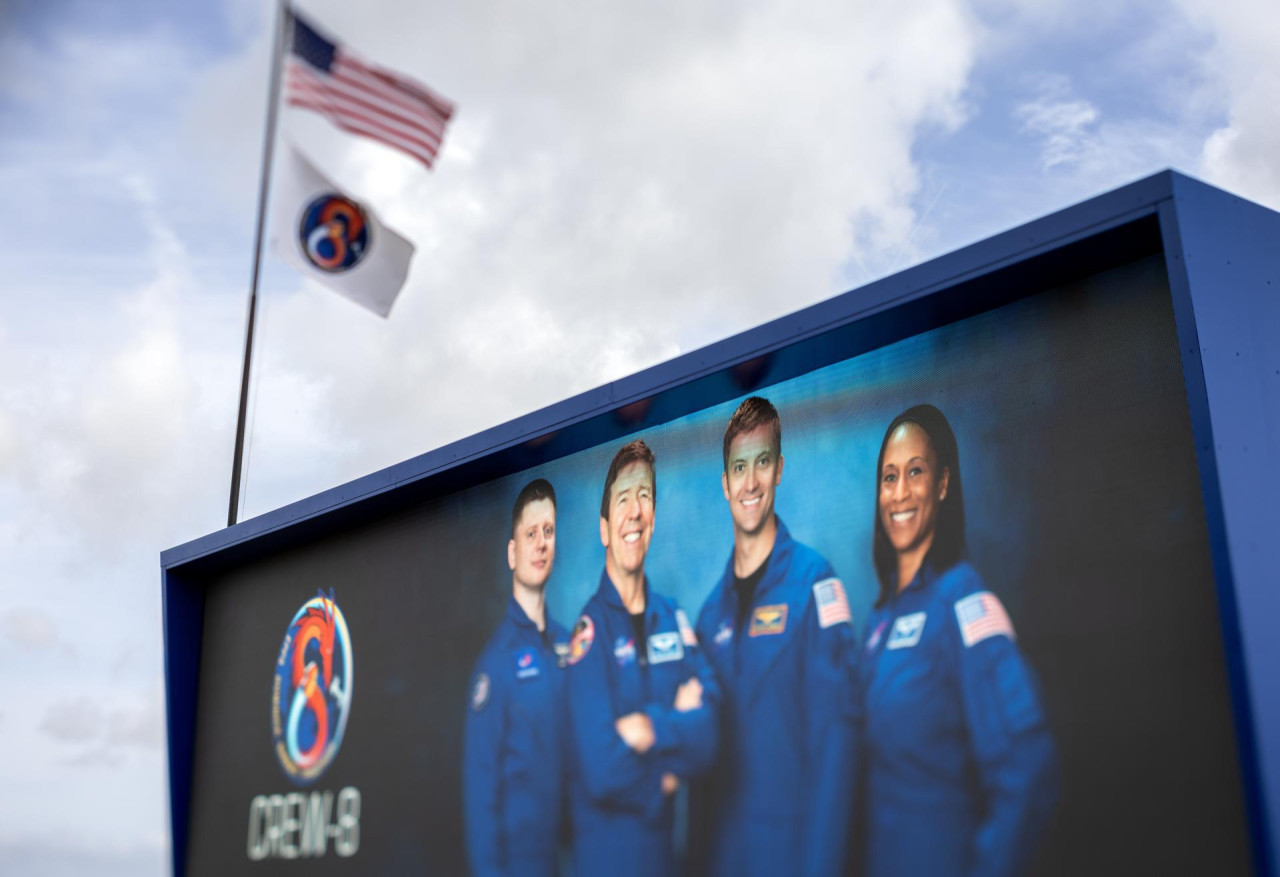 Lanzamiento entre la NASA y SpaceX. Foto: EFE.