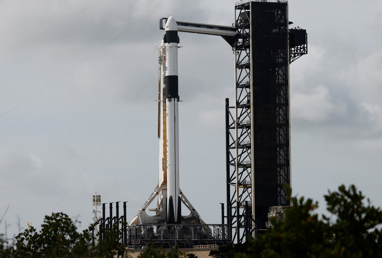 Launch between NASA and SpaceX.  Photo: Reuters.